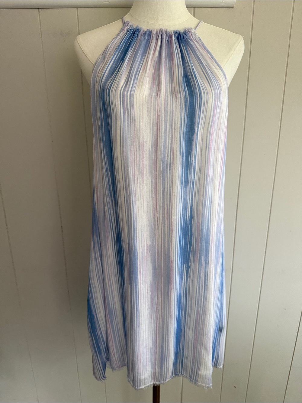 Anthropologie Bella Dahl NWT Striped Shift Dress Small Coastal Resort Boho